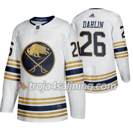 Buffalo Sabres tröja Rasmus Dahlin 26 50th Anniversary 2019-2020 Adidas Vit Authentic - NHL Tröjor Herr